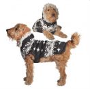 Grey Parka Dog Hoodie