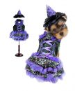 Purple Witch Costume with LED