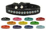 AB Jeweled Leather Collar
