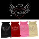 Angel Heart Rhinestone Dog Sweater  (Multiple Colors)