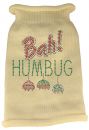 Bah Humbug! Rhinestone Dog Sweater (Various Colors)