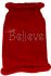 Believe Rhinestone Dog Sweater (Various Colors)