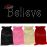 Believe Rhinestone Dog Sweater (Various Colors)