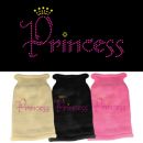 Princess Rhinestone Dog Sweater (Various Colors)