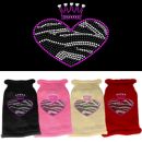 Zebra Rhinestone Heart Sweater (Various Colors)