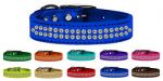 AB Crystal Dual Row Metallic Collar