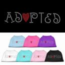 Adopted  Rhinestone Dog Shirt