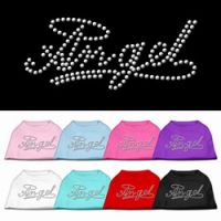 Angel Rhinestone Dog Shirt