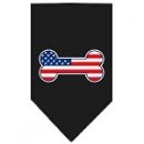 Bone Flag American Screen Print Dog Bandana