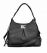 Sadie Michele Mia Black Faux Pebble Leather Carry Dog Bag