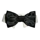 Black Satin  Bow Tie for Dogs