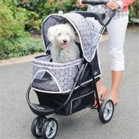 Black Onyx Promenade Dog Stroller up to 50lbs