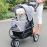 Black Onyx Promenade Dog Stroller up to 50lbs