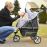 Black Onyx Promenade Dog Stroller up to 50lbs