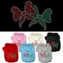 Christmas Bows Dog Hoodie