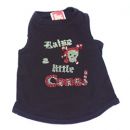 Raise a Little Cane Black Christmas Dog Tank
