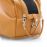 Zoie Mia Michele Caramel Macciato Faux Pebble Leather Carry Dog Bag
