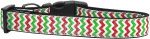 Christmas Sparkle Chevron Dog Collar