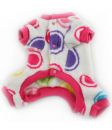Circled Dots Fleece Dog Pajamas