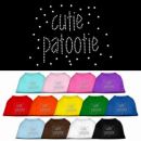 Cutie Patootie Rhinestone Dog Shirt