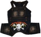 Denim Carpenter Stone Wash  Overalls for Dogs