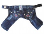 Denim Heart  Pants for Dogs