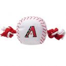 Arizona Diamondbacks Nylon Baseball Rope Dog Toy