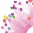 Birthday - Purple, Pink & White - Multi-Pom Pom  Party Collar for Dogs
