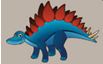 Stegosaurus Dog Peter Pads