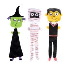 Ghoulish Gang Unstuffed Dog Toys- 3 Pack