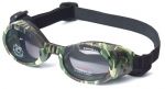 Green Camo ILS gles with Light Smoke Lens for Dogs