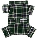 Green Flannel Dog Pajamas