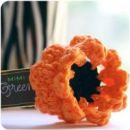Halloween Candy Corn Flower for Dogs