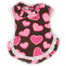 Heart Dots Lacey Dog Nightie