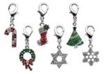 Holiday Dangling Dog Charms
