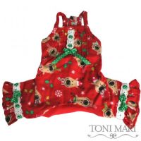 Holiday Rudolf Lacey Dog Pajamas