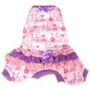 I Love Mommy Ruffled  Pajamas- 2 Colors for Dogs
