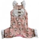 Itty Bitty Monkey Lacey Bib Dog Pajamas
