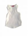 Ivory Bubbly Sequin Dog Tank