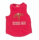 Kiss Me Red Christmas Dog Tank