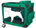 Large Deluxe Soft  Crate, Generation II - Moss Green for Dogs