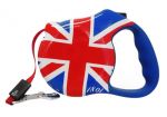 London Calling Retractable Leash for Dogs