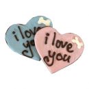 Love Hearts Dog Treats- Set of 12