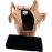 Madison Mica Michele Mocha Faux Pebble Leather Carry Dog Bag