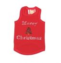 Merry Christmas Tree Red Tank