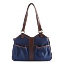 Navy with Tan Trim Metro 2 Bag