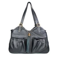 Midnight Metro Tassel Dog Carrier