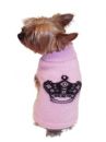 Mimi Crown Angora Blend Pink Dog Turtleneck