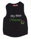 My First Christmas Black Dog Tank