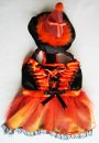 LED Orange & Black Witch Dog Costume